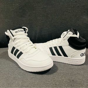 Adidas Hoops 3.0 Classic Vintage Shoes Size 9 Mens Black White